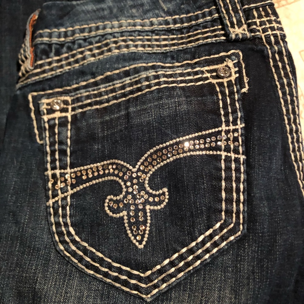 Rhinestone Rock Revival Jeans